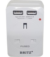 Britz BR-221U 3way Adaptor (USB)